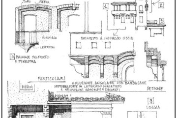 Restituzione grafica: elementi linguistici dell'architettura di I. Sabbatini, pag. 270