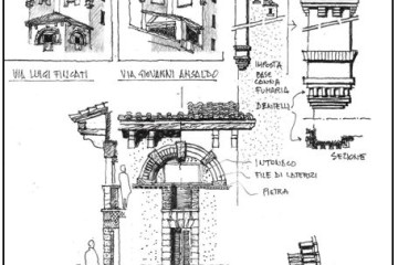 Restituzione grafica: peculiarità dell'edificio lotto 8a in via E. Fincati, pag. 277