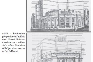 Sabbatini, cinema-teatro Garbatella, lotto13 fabbr. 6; la ristrutturazione, pag. 361